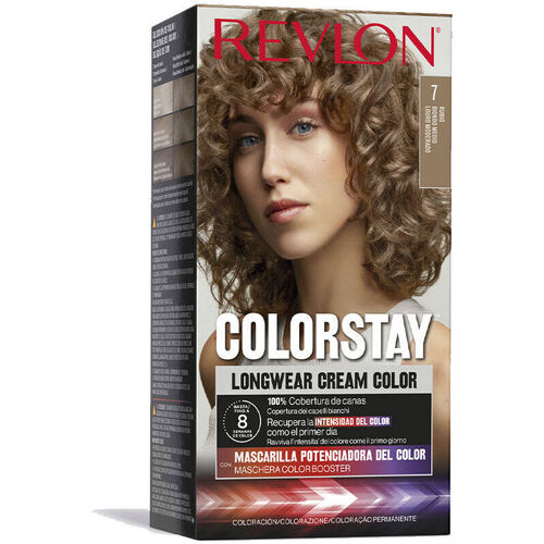 Beauty Damen Haarfärbung Revlon Colorstay Permanenter Farbstoff 7-blond 4 Stk 