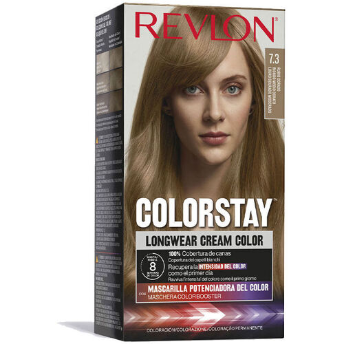 Beauty Damen Haarfärbung Revlon Colorstay Permanenter Farbstoff 7.3-goldblond 4 Stk 