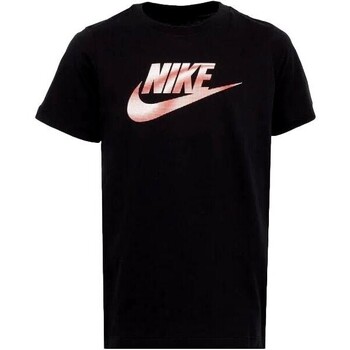 Kleidung Jungen T-Shirts Nike CAMISETA UNISEX  SPORTSWEAR DX9524 Schwarz