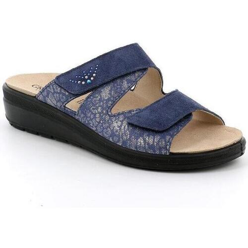 Schuhe Damen Pantoffel Grunland DSG-CE0901 Blau