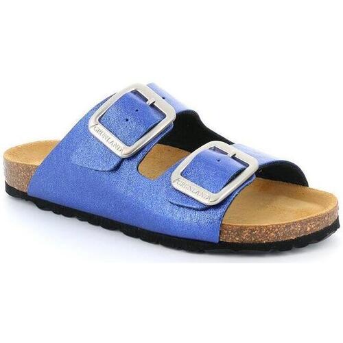 Schuhe Damen Pantoffel Grunland DSG-CB2242 Blau