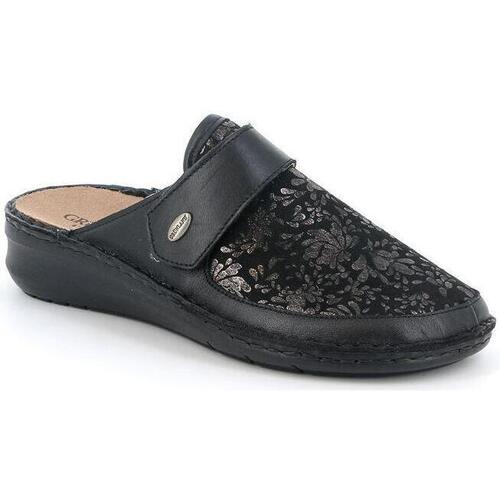 Schuhe Damen Pantoffel Grunland DSG-CE0260 Schwarz