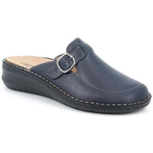 Schuhe Damen Pantoffel Grunland DSG-CE0261 Blau