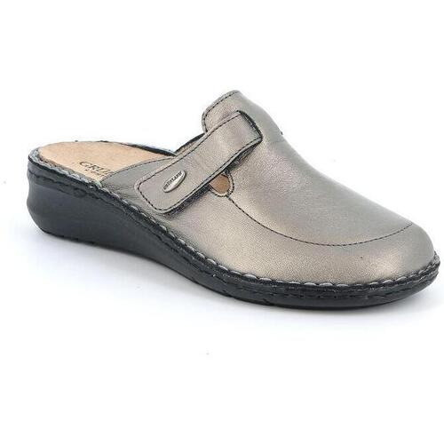 Schuhe Damen Pantoffel Grunland DSG-CE0263 Grau