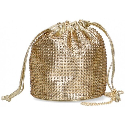 Taschen Damen Abendtasche und Clutch Luna Collection 70044 Gold