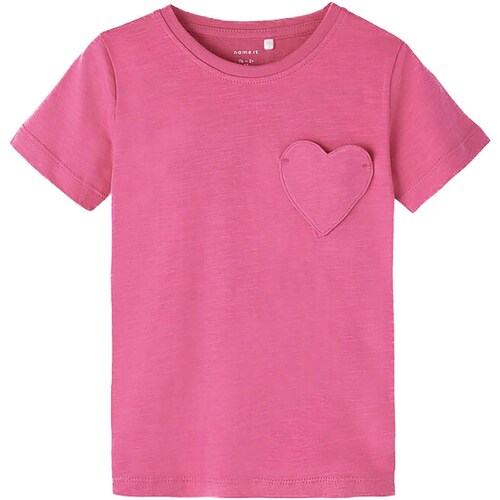 Kleidung Mädchen T-Shirts & Poloshirts Name it T-Shirt  Nmfdorthe Top Rosa