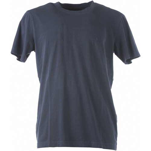 Kleidung Herren T-Shirts & Poloshirts Selected Slhconnor Wash Ss O-Neck Tee W Blau