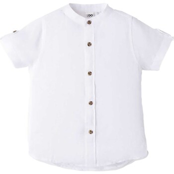 Kleidung Jungen Kurzärmelige Hemden Ido Camicia Mc Weiss