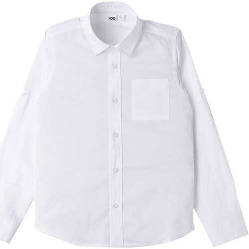Kleidung Jungen Kurzärmelige Hemden Ido Camicia Ml Weiss