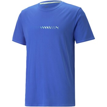 Kleidung Herren T-Shirts & Poloshirts Puma T-Shirt  Run Favorite Logo Tee Blau