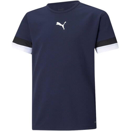 Kleidung Kinder T-Shirts & Poloshirts Puma Teamrise Jersey Jr Blau