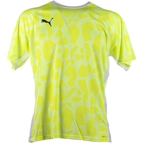 Kleidung Herren T-Shirts & Poloshirts Puma Teamliga Padel Graphic Shirt Gelb