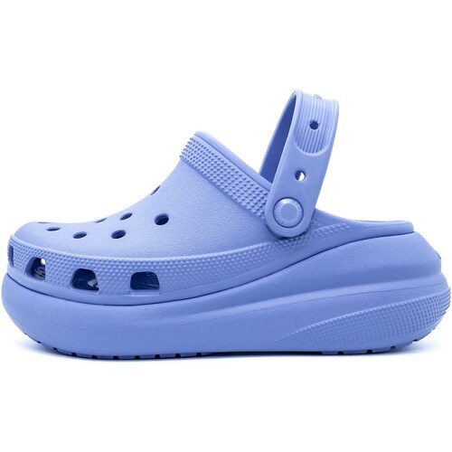 Schuhe Damen Hausschuhe Crocs Classic Crush Clog Violett