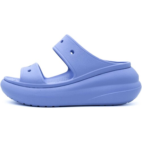 Schuhe Damen Hausschuhe Crocs Classic Crush Sandal W Violett