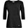 Kleidung Damen T-Shirts & Poloshirts Deha T-Shirt  3/4 Sleeves Schwarz