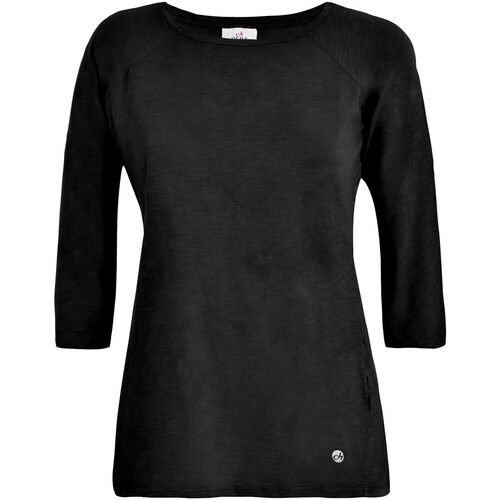 Kleidung Damen T-Shirts & Poloshirts Deha T-Shirt  3/4 Sleeves Schwarz