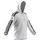 Kleidung Herren Fleecepullover adidas Originals Felpa  Sq21 Sw Hood Bianco Weiss