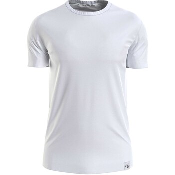 Kleidung Herren T-Shirts & Poloshirts Ck Jeans Logo Tab Tee Weiss