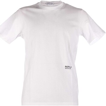 Kleidung Herren T-Shirts & Poloshirts Replay T-Shirt Weiss