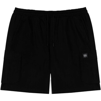Kleidung Herren Shorts / Bermudas Dolly Noire Cotton Ripstop Cargo Easyshorts Black Schwarz
