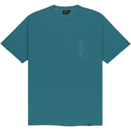 Kleidung Herren T-Shirts & Poloshirts Dolly Noire Ninja Rabbit Tee Petrol Grün