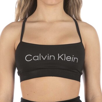 Kleidung Damen Tops Calvin Klein Jeans Top  Low Support Schwarz