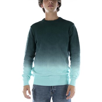 Kleidung Herren Sweatshirts Scotch & Soda Maglione  Dip-Dye Jacquard Verde Grün