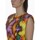 Kleidung Damen Kleider Shopart Abito Shop Art In Popeline Stampato Multicolor Multicolor