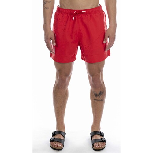 Kleidung Herren Badeanzug /Badeshorts Emporio Armani EA7 Mens Woven Boxer Rot