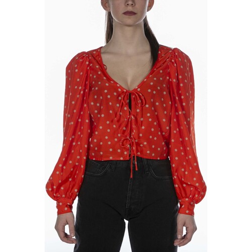 Kleidung Damen T-Shirts & Poloshirts Levi's Camicia Levi's Blouse Daisy Foulard Rosso Rot
