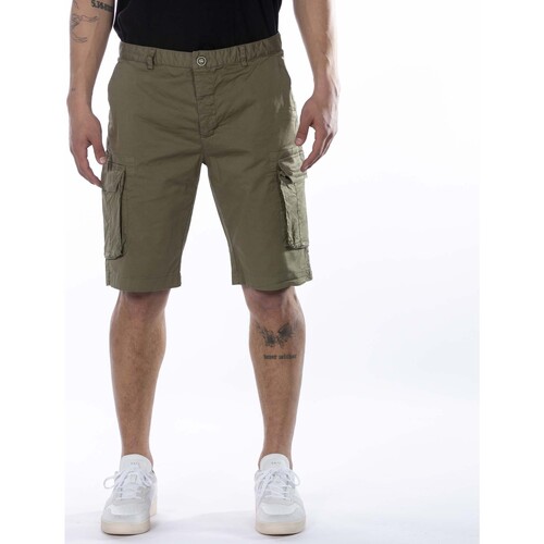 Kleidung Herren Shorts / Bermudas V2brand Pantalone Vs Cargo Militare Grün
