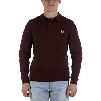 Fred Perry  T-Shirts & Poloshirts Polo Fred Perry Plain Fred Perry Bordeaux