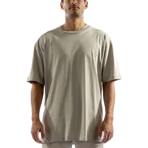 Kleidung Herren T-Shirts & Poloshirts Heaven Door T-Shirt  Beige Beige