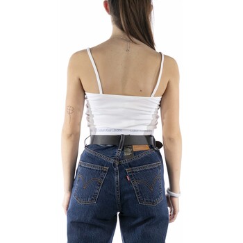 Calvin Klein Jeans Logo Tape Strappy To Weiss