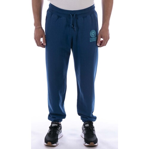 Kleidung Herren Hosen Franklin & Marshall Pantaloni Blu Blau