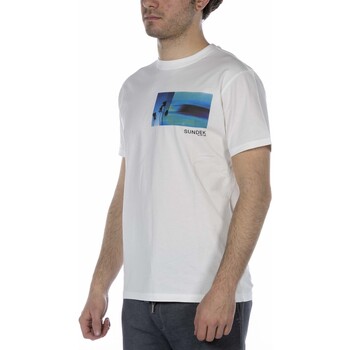 Sundek T-Shirt  Printed Bianco Weiss