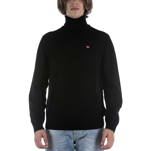 Kleidung Herren Sweatshirts Napapijri Maglione  Damavand T 1 Nero Schwarz