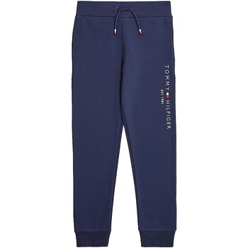 Kleidung Jungen Hosen Tommy Hilfiger Essential Sweatpants Blau