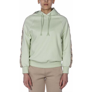 Kleidung Damen Fleecepullover Guess Britney Hooded Sweatshirt Grün
