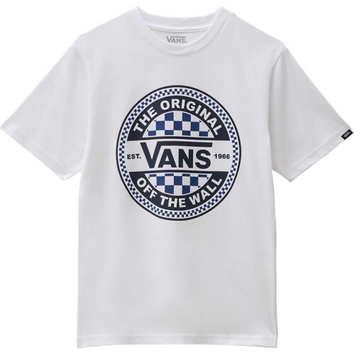 Kleidung Jungen T-Shirts & Poloshirts Vans T-Shirt  Seasonal Circle Bianco Weiss