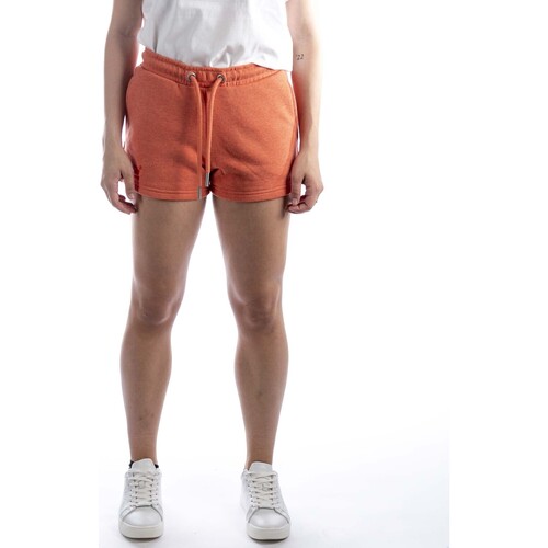 Kleidung Damen Shorts / Bermudas Superdry Vintage Logo Emb Jersey Short Orange