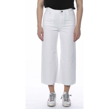 Kleidung Damen Hosen Replay Jeans  Pantalone Bianco Weiss