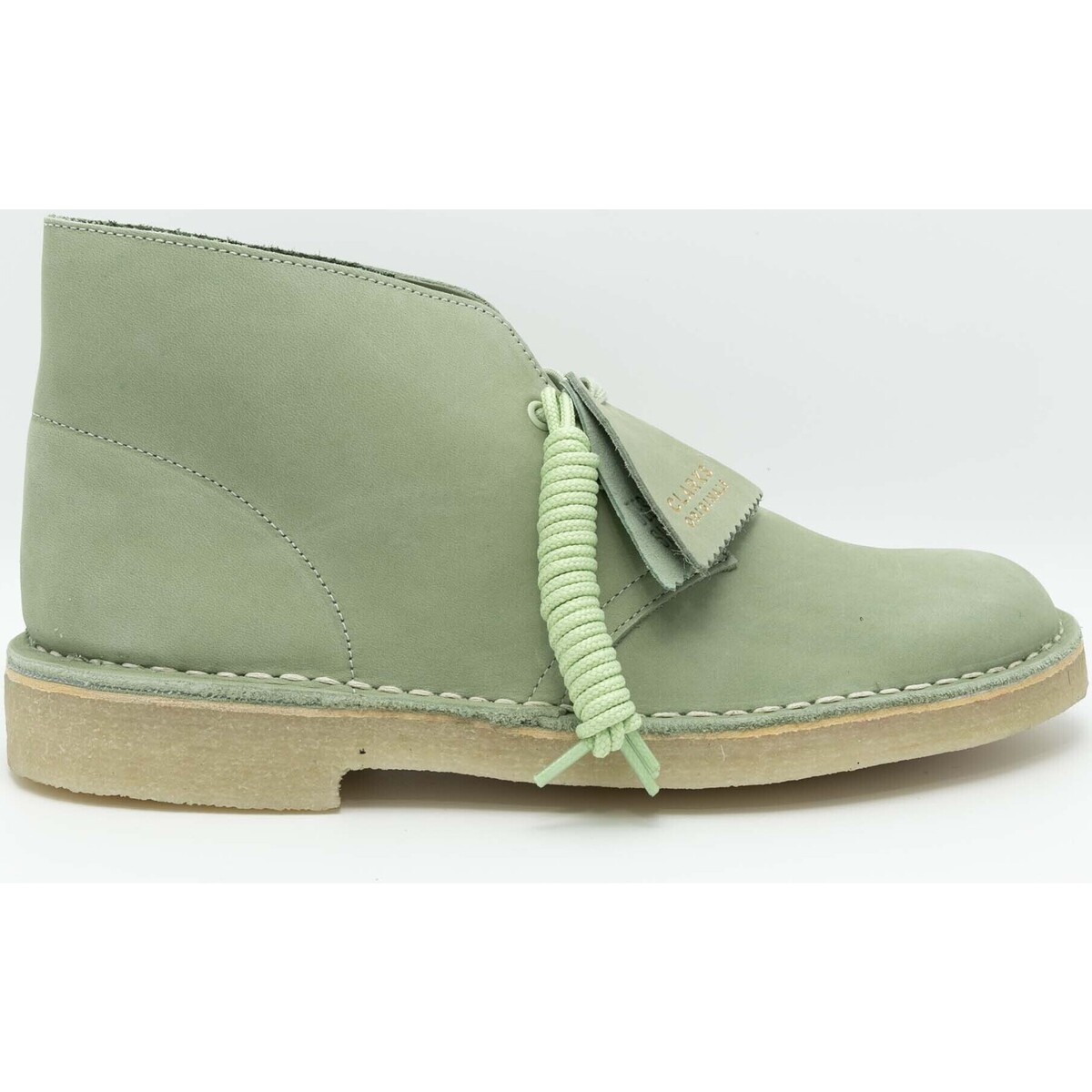 Schuhe Herren Derby-Schuhe & Richelieu Clarks Scarpa  Desert Boot Menta Grün