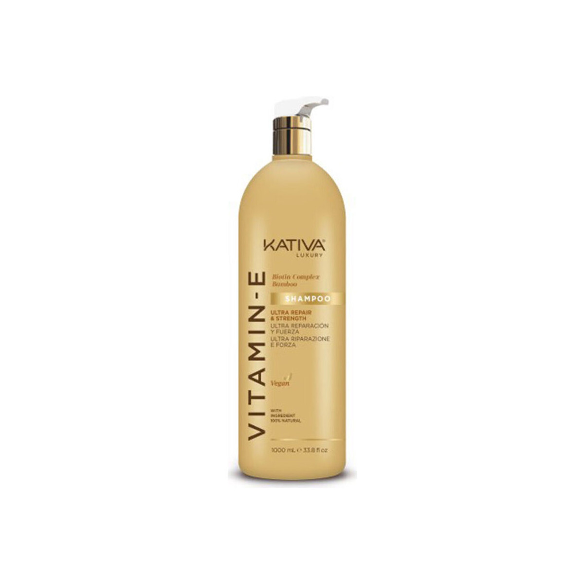 Beauty Shampoo Kativa Vitamin E Biotin & Bambus Shampoo 
