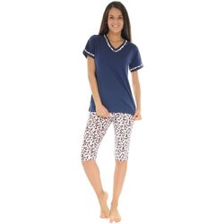 Kleidung Damen Pyjamas/ Nachthemden Christian Cane VALIA Blau