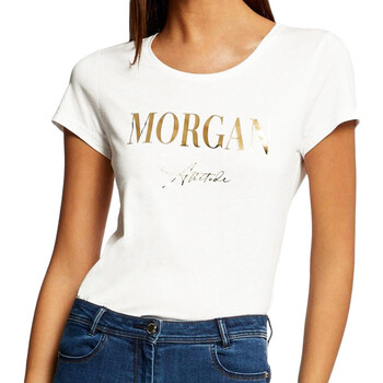 Kleidung Damen T-Shirts & Poloshirts Morgan 231-DATTI Weiss