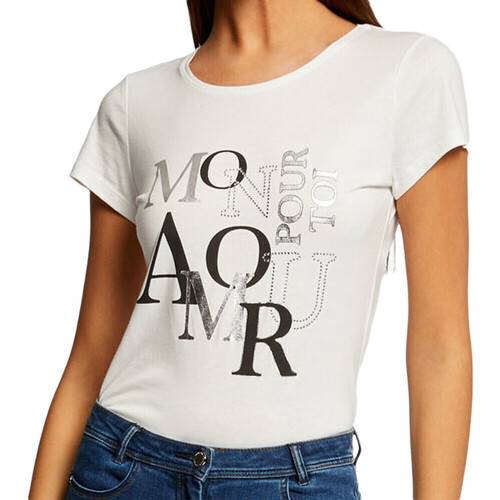 Kleidung Damen T-Shirts & Poloshirts Morgan 231-DAMOUR Weiss