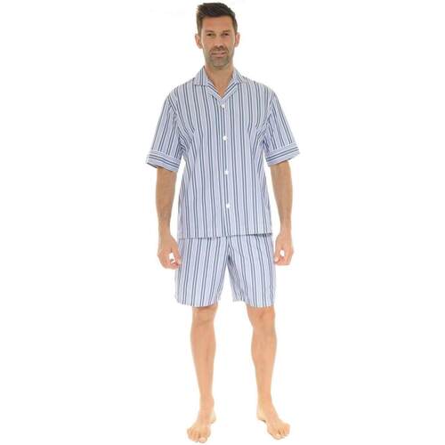 Kleidung Herren Pyjamas/ Nachthemden Pilus XANTIS Blau