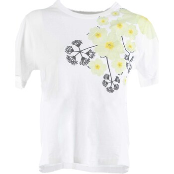 Kleidung Damen T-Shirts & Poloshirts Bomboogie Primrose Print Shoulder Placement Weiss