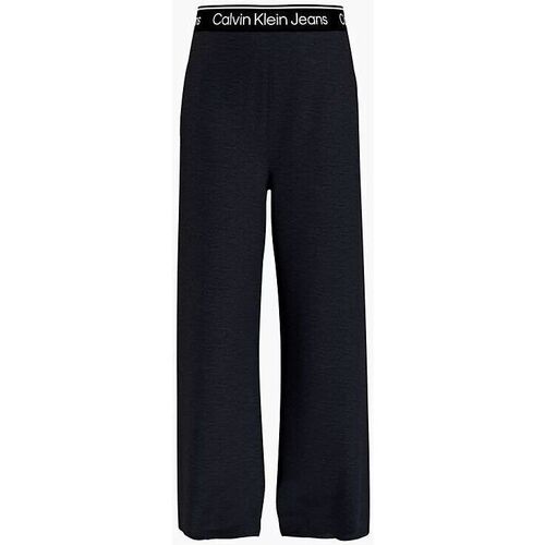 Kleidung Mädchen Hosen Calvin Klein Jeans IG0IG01853 LOGO TAPE-BEH BLACK Schwarz